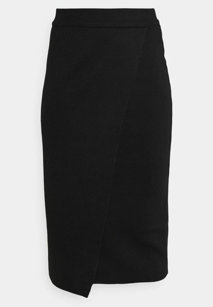 Vila VIOLIVINJA MIDI SKIRT - Wrap Skirt - Black 7 Vila VIOLIVINJA MIDI SKIRT - Wrap Skirt - Black - Image 5