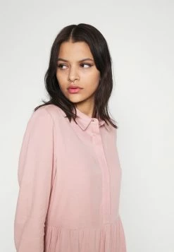 Vila Shirt Dress - Misty Rose -Vila shop a2aaed05e14b4cb6b6818fafe4bd02fa