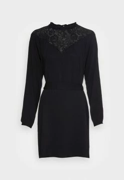 Vila VISUVITA SHORT DRESS - Day Dress - Black -Vila shop a36041834006403e96cce1ac23aac0fb