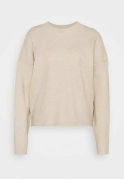 Vila VIOLIVINJA HIGH NECK - Jumper - Natural Melange