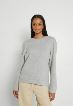 Vila VIRUST - Sweatshirt - Mottled Light Grey