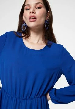 Vila VIMUSA O NECK DRESS - Day Dress - Mazarine Blue -Vila shop a4b7cfc6e9f44bd187ab1378dd119a4b