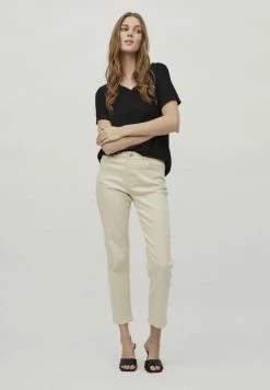 Alternative view of Vila VIBELIS - Basic T-shirt - Black