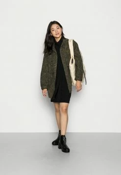 Vila VIELITA HIGH NECK DRESS - Jumper Dress - Black -Vila shop a7130e9809c64c2db99004f3b172fc19