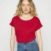 Vila VIDREAMERS PURE - Basic T-shirt - Pompeian Red 2 Vila VIDREAMERS PURE - Basic T-shirt - Pompeian Red -Vila shop a7a93402c25e4ad5885dbd9d0ee7d77b