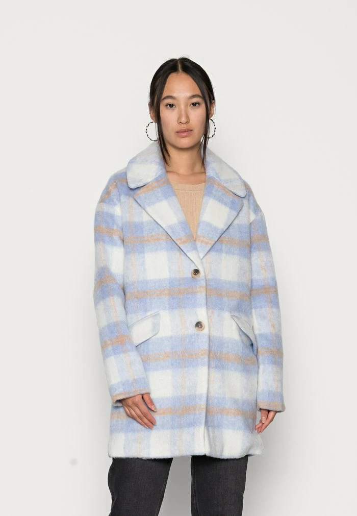 Vila VIALISSI JACKET - Classic Coat - Birch Check 3 Vila VIALISSI JACKET - Classic Coat - Birch Check