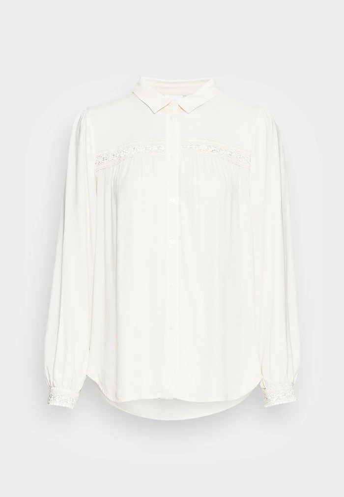 Vila VIBERINA - Button-down Blouse - Birch 6 Vila VIBERINA - Button-down Blouse - Birch - Image 4