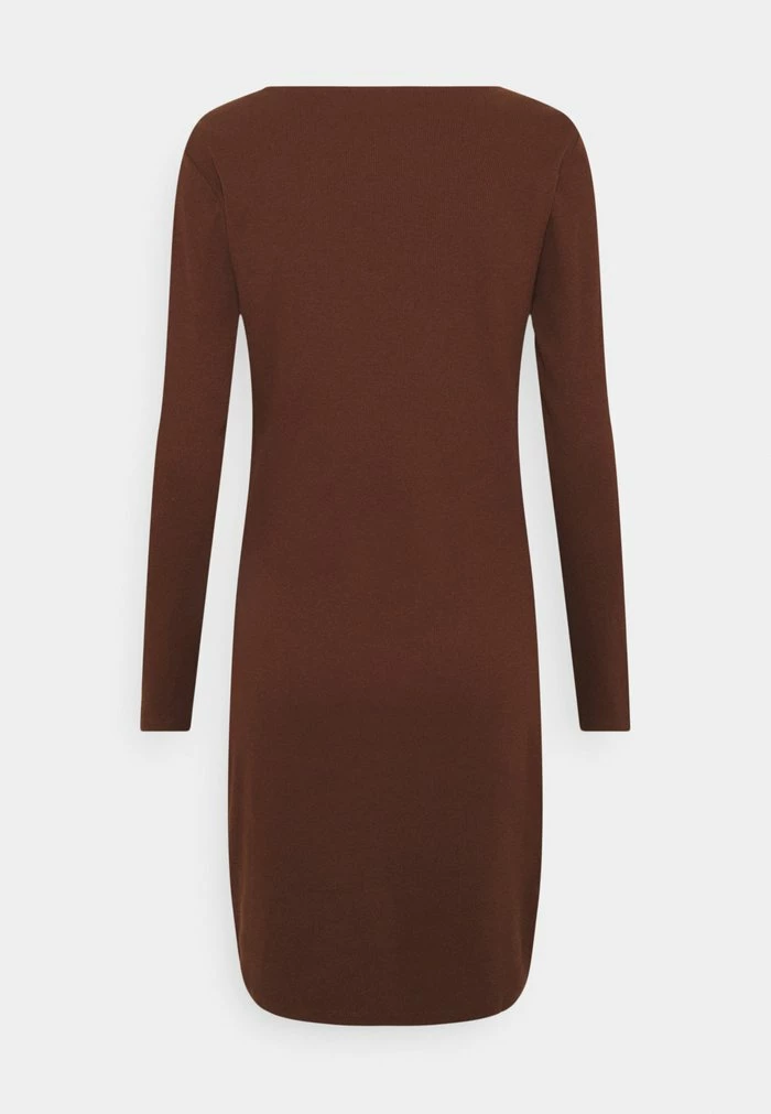 Vila VIFELIA DRESS - Jersey Dress - Chocolate Fondant 4 Vila VIFELIA DRESS - Jersey Dress - Chocolate Fondant - Image 2