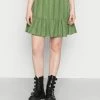 Vila VIETNA SKIRT - Mini Skirt - Dill -Vila shop aec02c63121e45b49eb2008003af4310