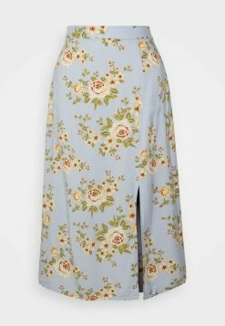 VILANA MIDI SLIT SKIRT - A-line Skirt - Kentucky Blue