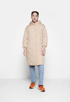 Vila QUILTED - Winter Coat - Sesame