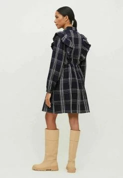 Vila RÜSCHEN - Shirt Dress - Navy Blazer -Vila shop b13e26cc2c7a4d63b0e2d83a9728263d