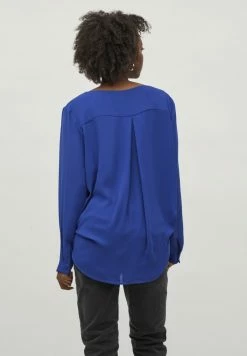 Vila VILUCY - Button-down Blouse - Mazarine Blue -Vila shop b6302f0fc2c547b79899abe120cf5c33