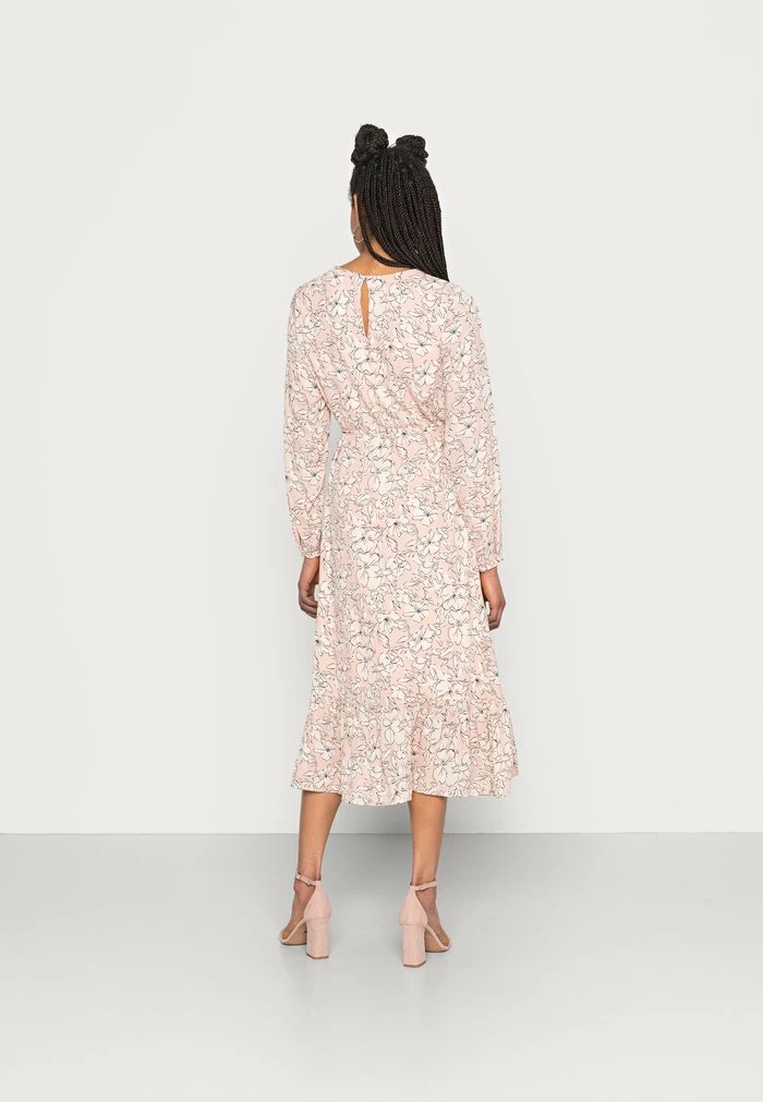 Vila VIDOTTIES MIDI DRESS - Day Dress - Misty Rose/white 5 Vila VIDOTTIES MIDI DRESS - Day Dress - Misty Rose/white - Image 3