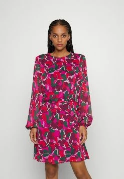 Vila VIZALLY SHORT DRESS - Day Dress - Fired Brick Retro