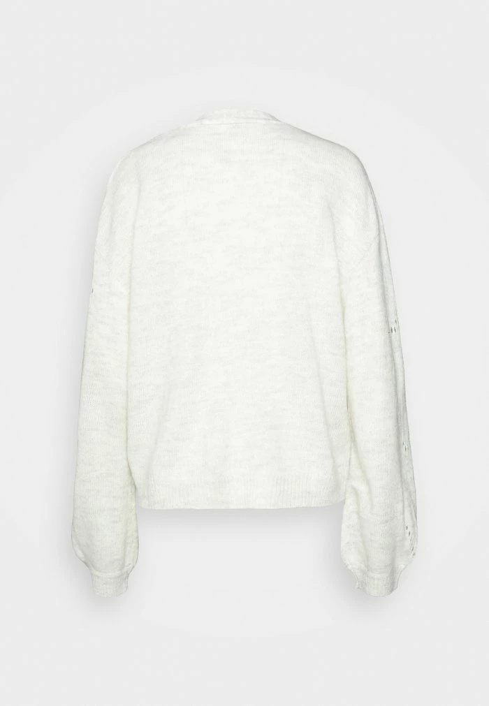 Vila VISURILI - Cardigan - White Melange 4 Vila VISURILI - Cardigan - White Melange - Image 2