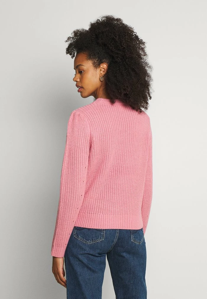 Vila VIESTA PUFF SLEEVE - Jumper - Wild Rose 5 Vila VIESTA PUFF SLEEVE - Jumper - Wild Rose - Image 3