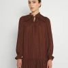 Vila VIDREAMY SHIRT DRESS - Day Dress - Chocolate Fondant