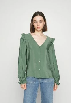 Vila VIKILLY V NECK - Blouse - Laurel Wreath