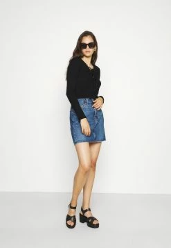 Vila VIHIJI TIE DETAIL - Long Sleeved Top - Black -Vila shop c10fc4b36ed743d2be6fba0398e3a0ac