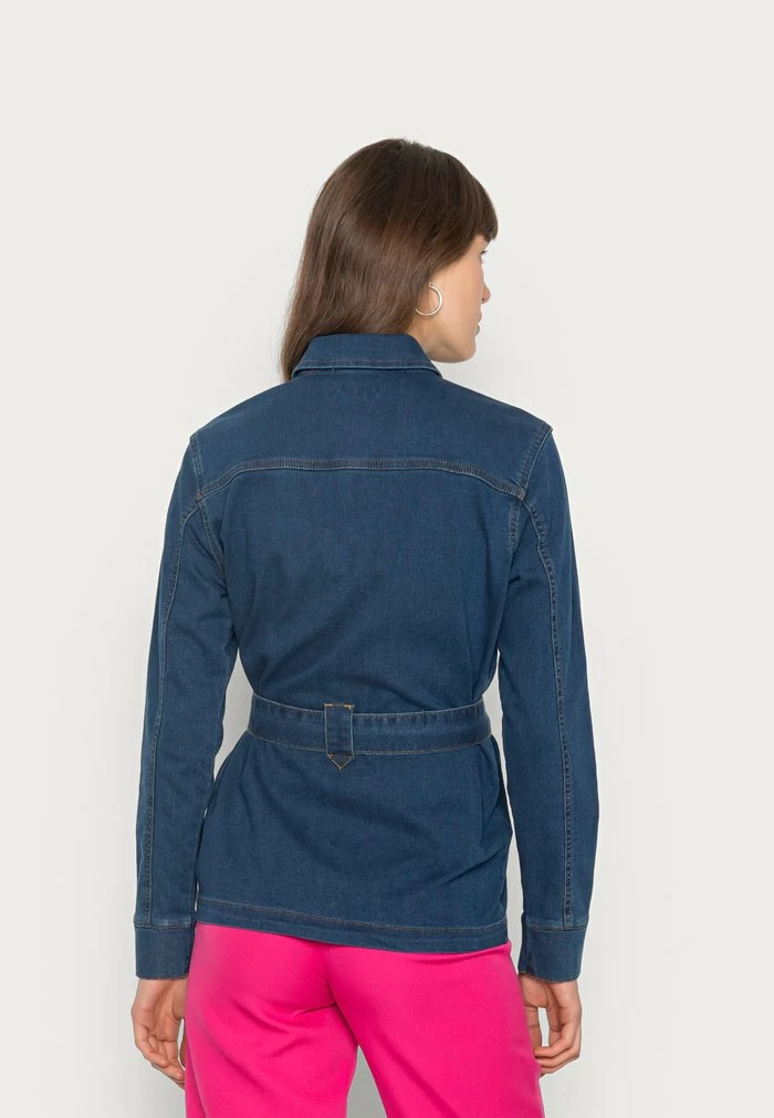 Vila VIHELMI ANA JACKET - Denim Jacket - Dark Blue Denim 5 Vila VIHELMI ANA JACKET - Denim Jacket - Dark Blue Denim - Image 3