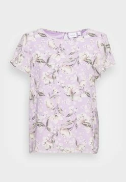 Vila VIMILINA FLOWER - Blouse - Pastel Lilac -Vila shop c56b9808093b426687f821f3a07c2bd1