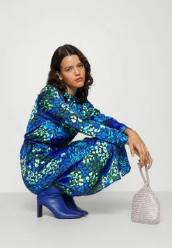 Vila VISOFIE MIDI SHIRT DRESS - Shirt Dress - Navy -Vila shop c72625a510bd421c92fbbbd21f985a89