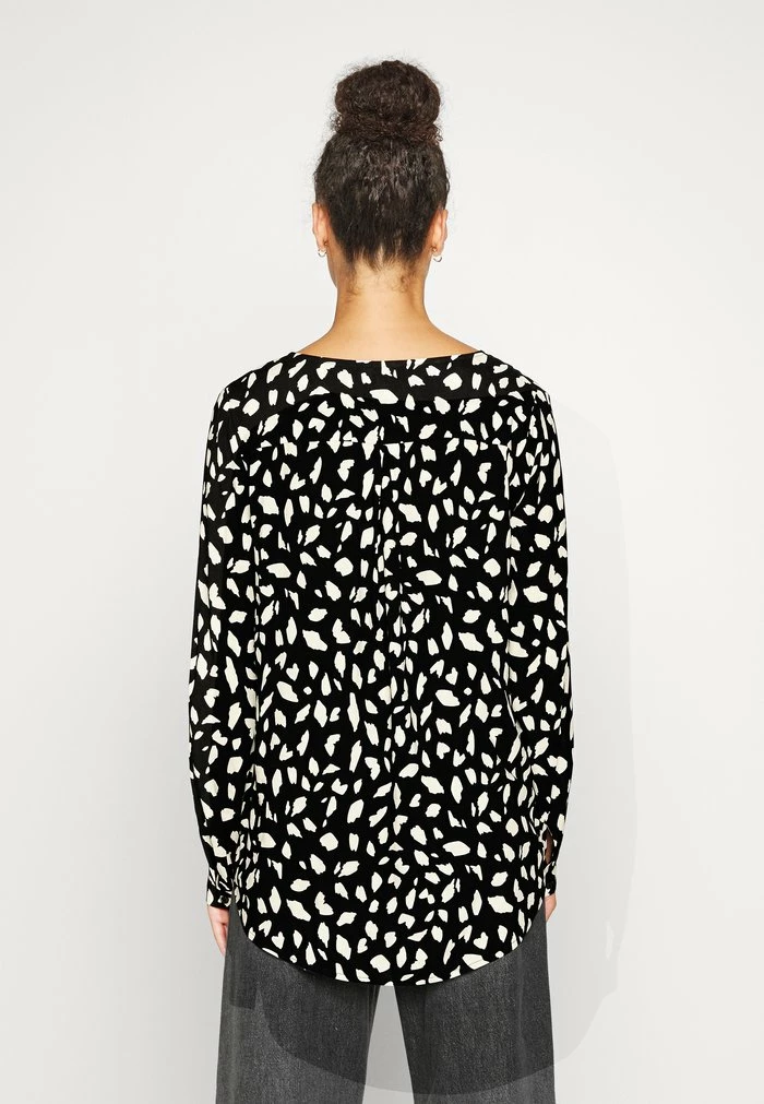 Vila VIPAYA V NECK - Blouse - Black 5 Vila VIPAYA V NECK - Blouse - Black - Image 3