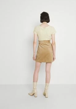 Vila VIADELA - A-line Skirt - Tigers Eye -Vila shop c83bd8786c2245339d01da42f71e1659