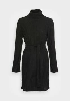 Vila VIELITA HIGH NECK DRESS - Jumper Dress - Black -Vila shop ca36441c763f4e13ab1f2ffb12a18002