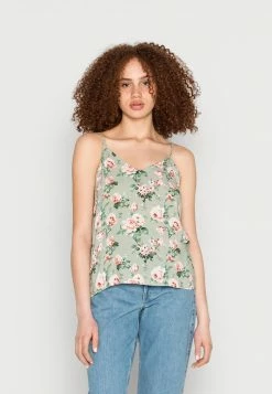 Vila VIEVA AYA V NECK SINGLET - Top - Desert Sage Rosa