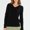 Vila VIRIL V NECK - Jumper - Black -Vila shop caef65e12daf408abc05abdb1a0f588e