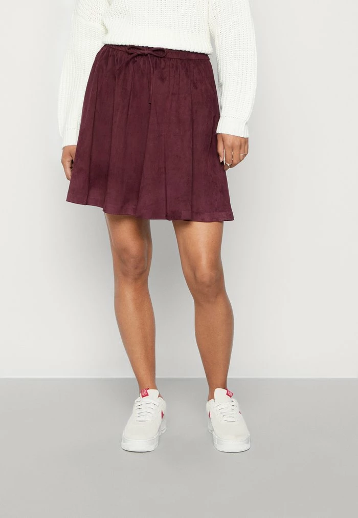 Vila VICHOOSE NEW - A-line Skirt - Winetasting 3 Vila VICHOOSE NEW - A-line Skirt - Winetasting