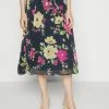 Vila VIFALIA MIDI SKIRT - Pleated Skirt - Dark Navy 1 Vila VIFALIA MIDI SKIRT - Pleated Skirt - Dark Navy -Vila shop ccbece5221524a6c8f6bfa0d47a94313