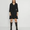Vila VIVISH DRESS - Day Dress - Black Solid