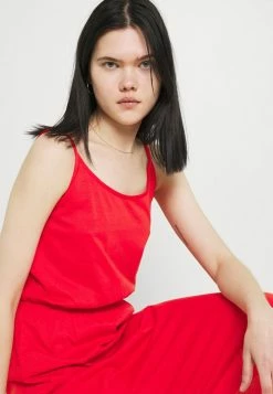 Vila VIDREAMERS SINGLET - Maxi Dress - Flame Scarlet -Vila shop cd76853b536d44a5966390d33dcc8042