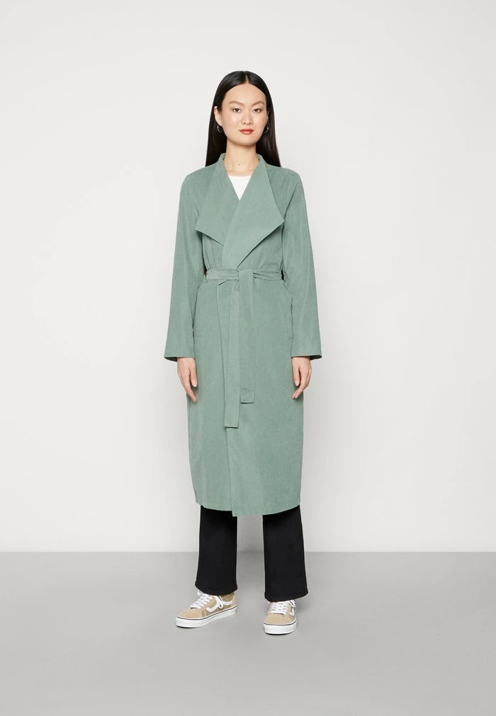 Vila VIPEACH COAT - Classic Coat - Laurel Wreath 3 Vila VIPEACH COAT - Classic Coat - Laurel Wreath
