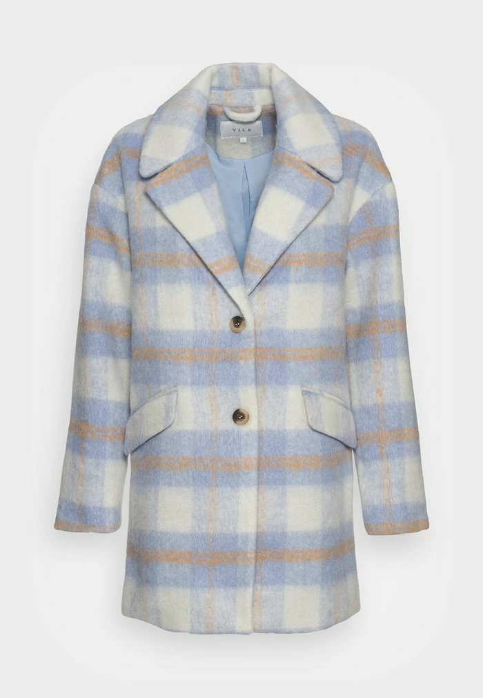 Vila VIALISSI JACKET - Classic Coat - Birch Check 6 Vila VIALISSI JACKET - Classic Coat - Birch Check - Image 4