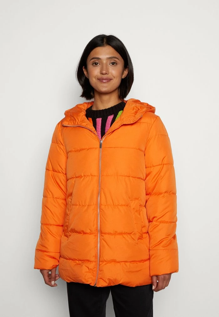 Vila VITATE PUFFER JACKET - Winter Coat - Burnt Orange 3 Vila VITATE PUFFER JACKET - Winter Coat - Burnt Orange