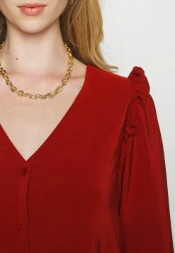 Vila VIKILLY V NECK - Blouse - Bordeaux -Vila shop ce9d2c43a6ff4d9486d695e4c0c513be