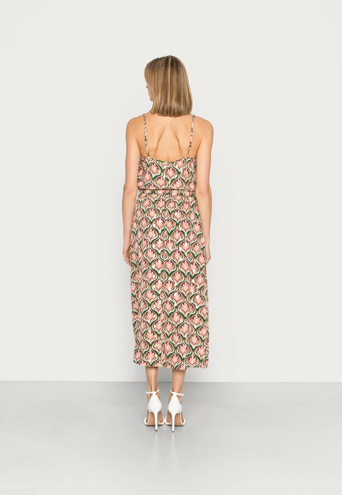 Vila VIKINO SKIRT - Maxi Skirt - Pineneedle Pink/gold Foil 5 Vila VIKINO SKIRT - Maxi Skirt - Pineneedle Pink/gold Foil - Image 3