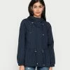 Vila VIABIGALE SHORT PARKA - Summer Jacket - Navy Blazer -Vila shop d382a4e697f14c7e83bc823ef2296f63