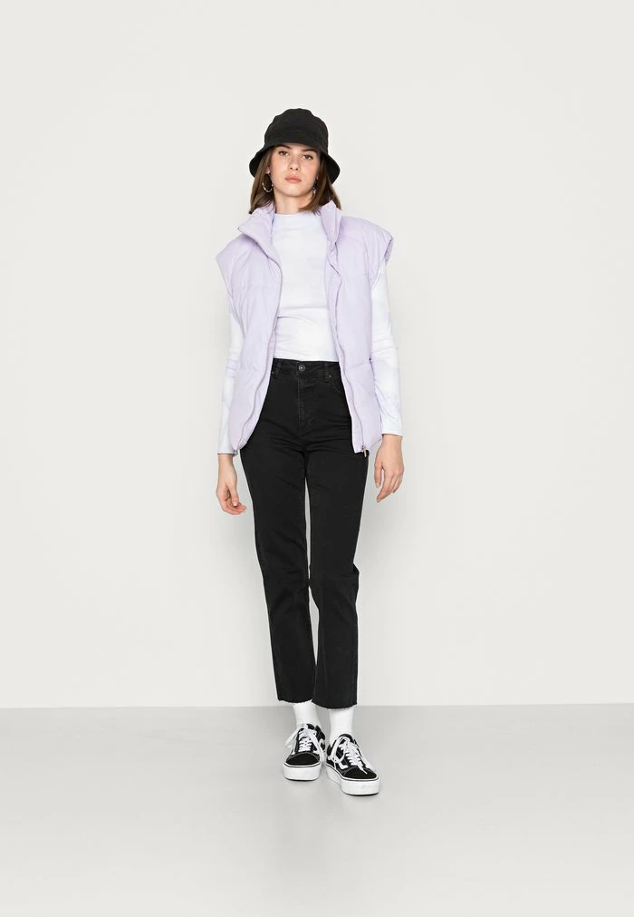 Vila VILOUI - Waistcoat - Pastel Lilac 4 Vila VILOUI - Waistcoat - Pastel Lilac - Image 2