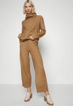 Vila VICILIA - Trousers - Toasted Coconut -Vila shop d660c14bdc374959b56654e11a21eb82