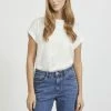 Vila VIELLETTE - Basic T-shirt - Snow White -Vila shop d76c934e0e7142d39302635aae19ddd3