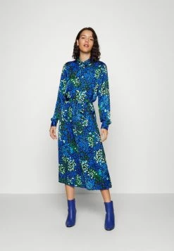 Vila VISOFIE MIDI SHIRT DRESS - Shirt Dress - Navy