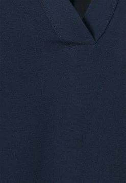 Vila VIMOASHLY V NECK TOP - Blouse - Navy -Vila shop d900ea663c6d456f8ebd853a401499f9