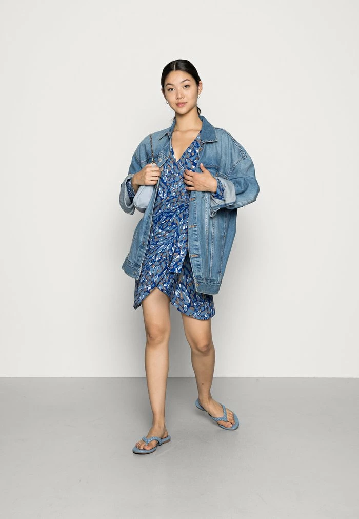 Vila ZUGI DRESS - Day Dress - Mazarine Blue 4 Vila ZUGI DRESS - Day Dress - Mazarine Blue - Image 2