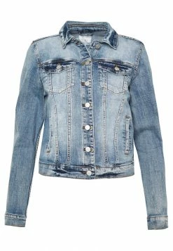 Vila VISHOW - Denim Jacket - Medium Blue Denim -Vila shop dbff4ab406564d3b826582a6bcbfe99f