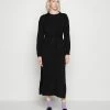 Vila VICILIA O NECK LONG DRESS - Jumper Dress - Black -Vila shop dcb68dd0535143a7bca946962ebe68b7